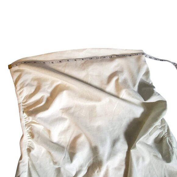 White Strapless Maxi Dress XXL By A New Day Elastic strapless top for secure fit - Picture 10 of 12